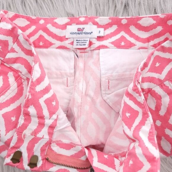 Vineyard Vines Womes Size 2 Pink While Whale Shorts 2H0084 - Picture 6 of 7